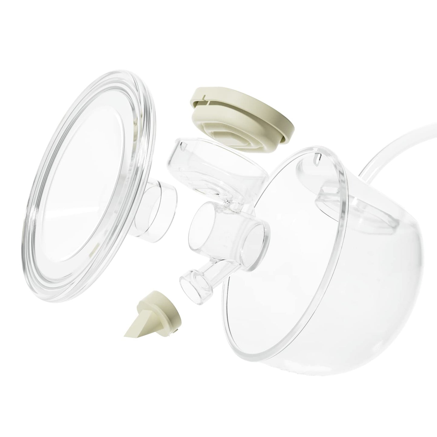 Phanpy - Taza colectora de leche para extractor de leche portátil, piezas de copa nuevas, accesorios de repuesto originales para extractor de leche Phanpy, brida de 24 mm y inserto de 20 mm incluidos