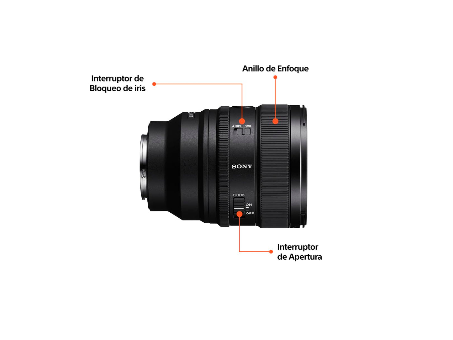 Lente Telefoto Fijo Sony G Master 85mm F1.4 Full Frame Versión Oficial con Garantía Local