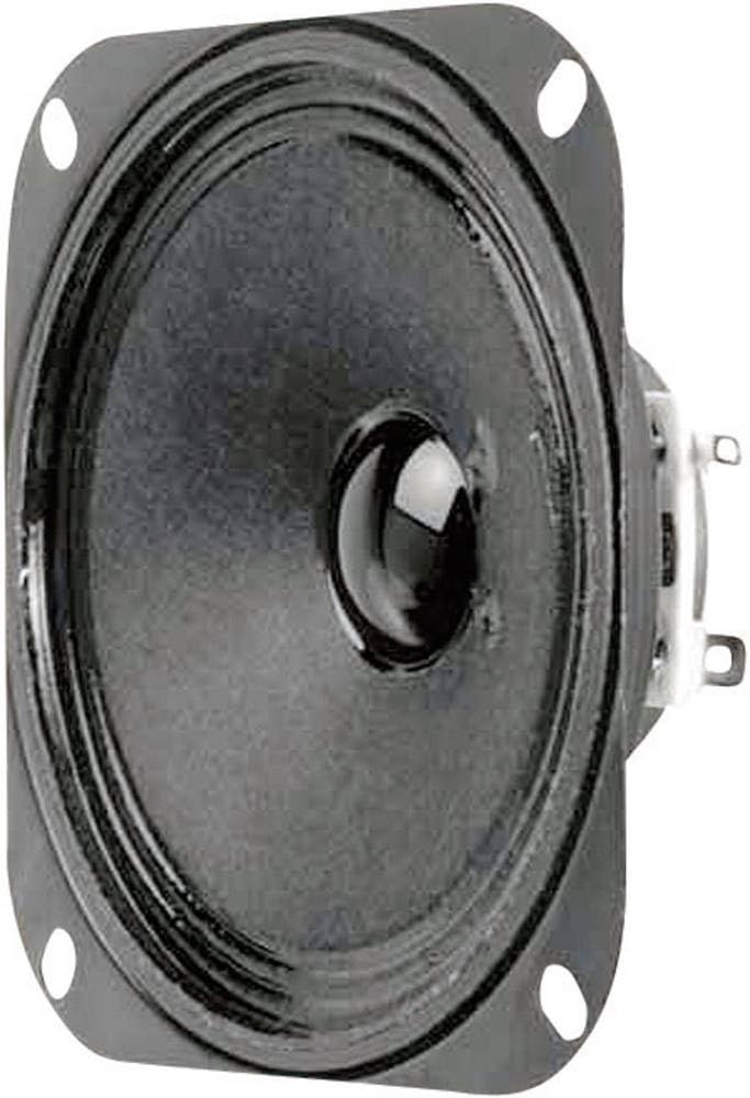 Visaton R 10 S 20W Negro Bocina - Bocinas (Universal, Ceiling-mountable, 10.2 cm (4"), 20 W, 30 W, 100 - 13000 Hz)