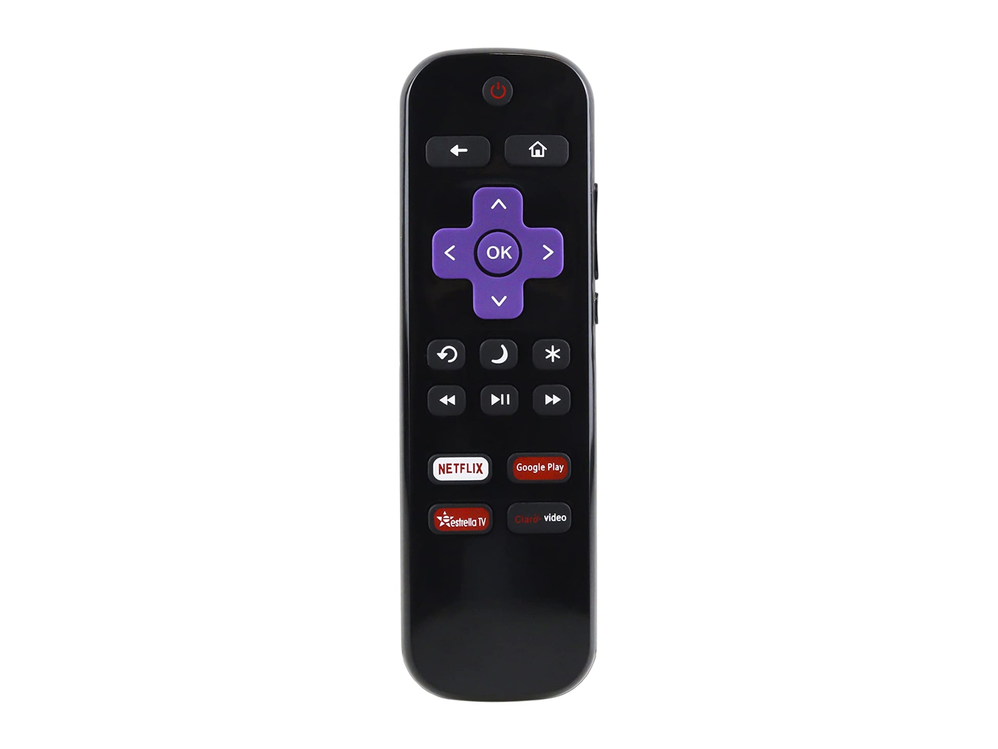 CONTROL EXPERT Control Remoto Compatible con ROKU ATVIO HISENSE Smart TV Netflix Google Play Claro Video Pantalla TV