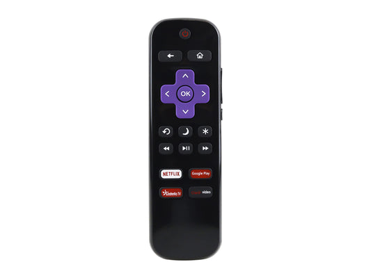 CONTROL EXPERT Control Remoto Compatible con ROKU ATVIO HISENSE Smart TV Netflix Google Play Claro Video Pantalla TV