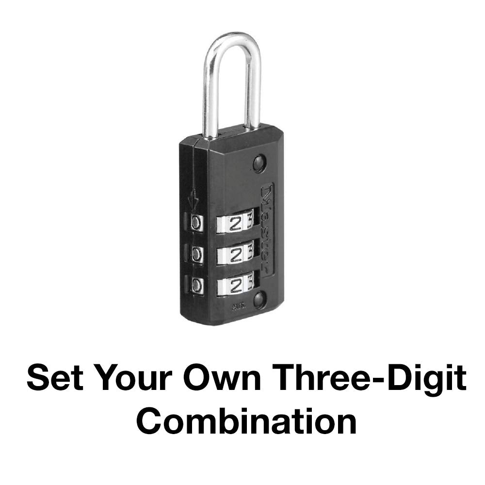 Candado Combinación Master Lock Negro 20 Mm