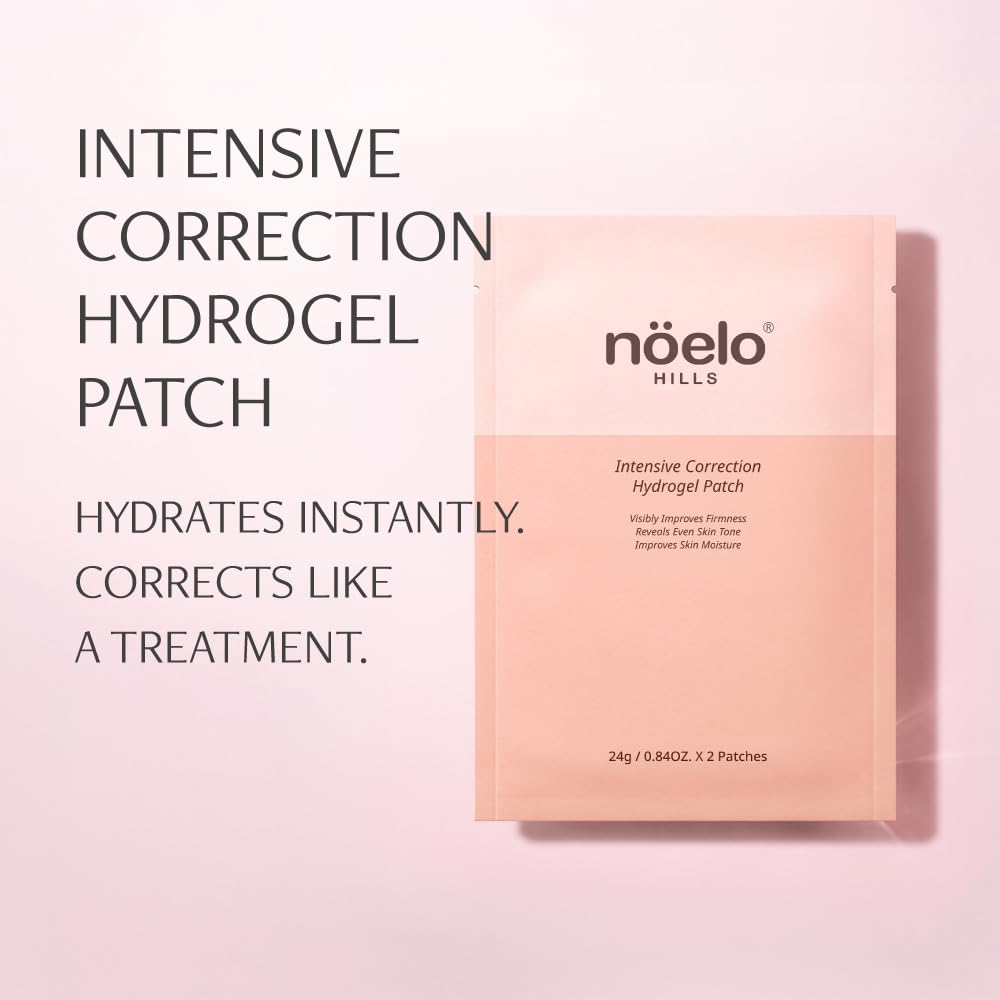 Noelo Hills Parches de hidrogel avanzados para estrías durante el embarazo y el posparto - Cuidado de la piel coreano clínicamente probado (4 unidades de 50 ml)