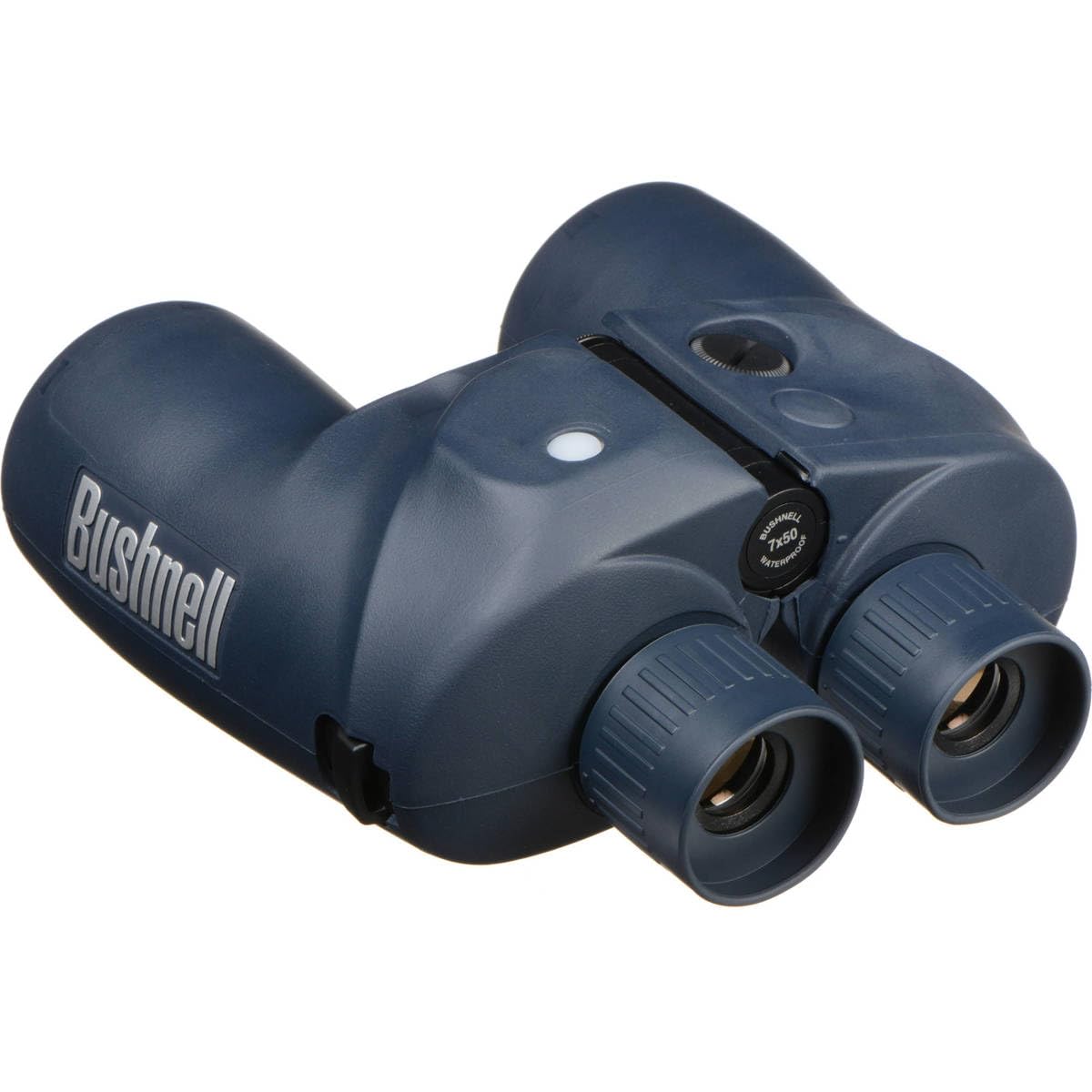 Bushnell 137500 Binocular Porro Prism, Compass, Ranging Reticle, Blue, 7X50 mm