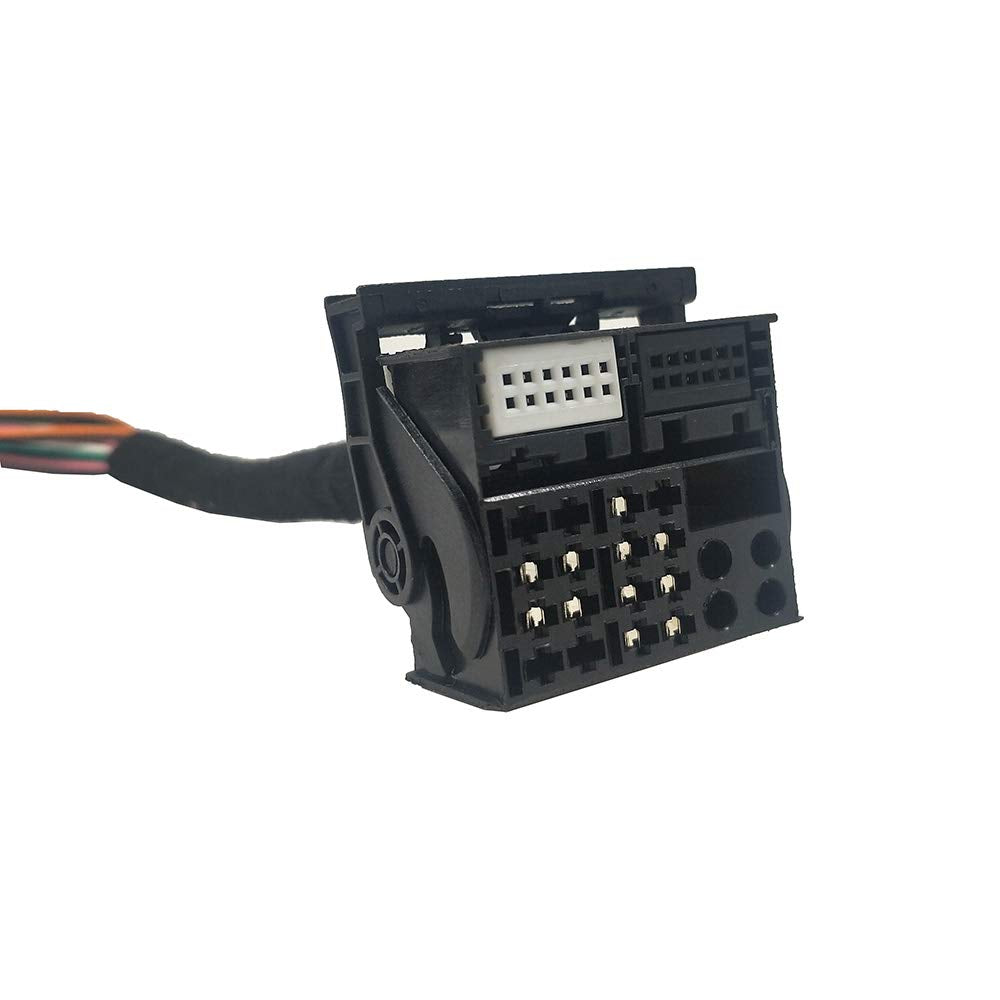 Juego de Adaptador Kit de Actualización RNS-E Bose Negro para Audi A3 A4 A6