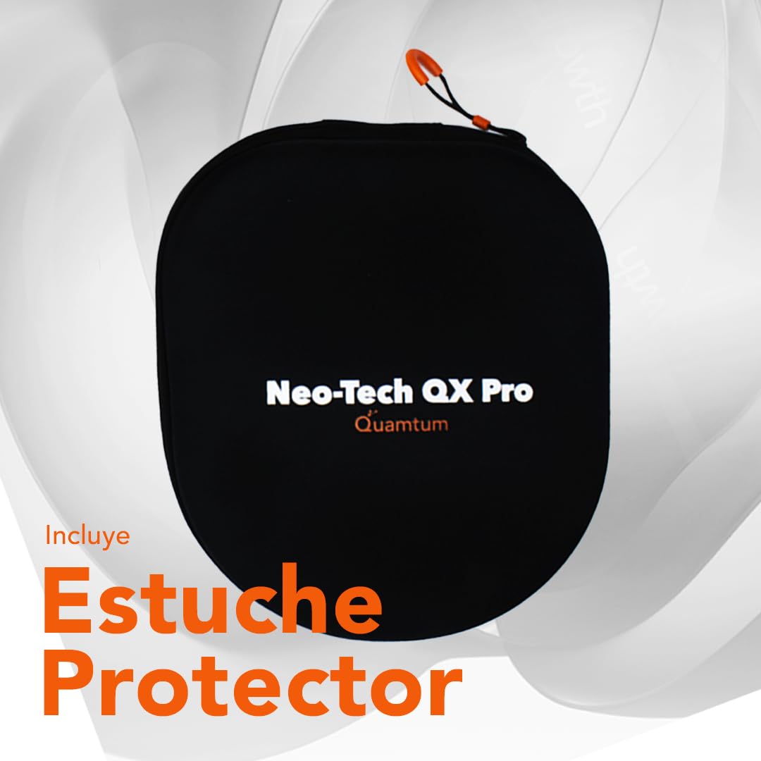 Audífonos Inalámbricos QUAMTUM Neo-Tech QX Pro con Cancelación Activa de Ruido y Sonido de Alta Resolución
