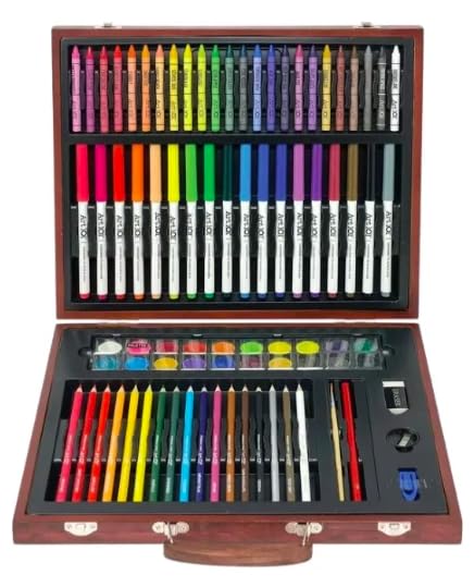 Set de Arte y Dibujo Art 101 Madera 96 Piezas