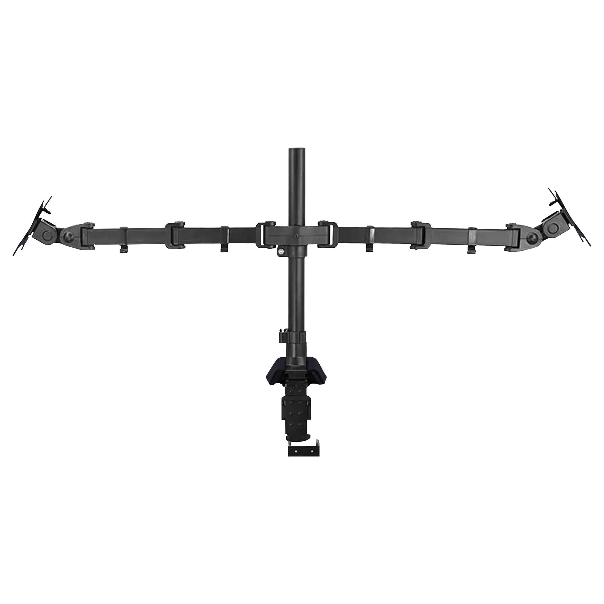 Lucky Owl Soporte Doble Brazo para Monitor Ajustable 17-32" Pulgadas (PM100-MD1732) Carga Maxima de 9kg VESA de 100 * 100MM rotación de 360° Brazo de 450mm Resistente Material Reforzado.