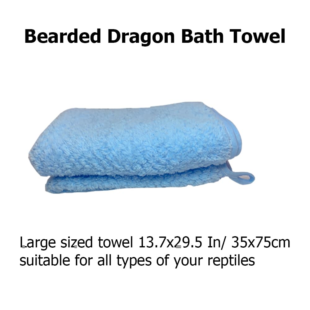 tina plegable de dragón barbudo con 2 cepillos de baño de reptil y 1 toalla de lagarto, accesorios de dragón barbudo, jacuzzi de dragón barbudo para dragón barbudo, gecko, camaleón, piscina de dragón