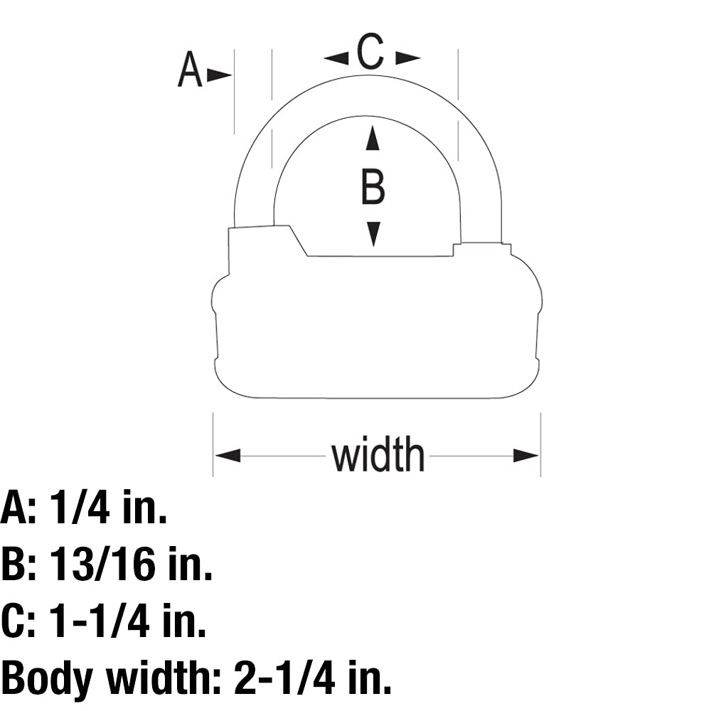 Candado con Combinación Personalizable Master Lock 1523D, Color Variable