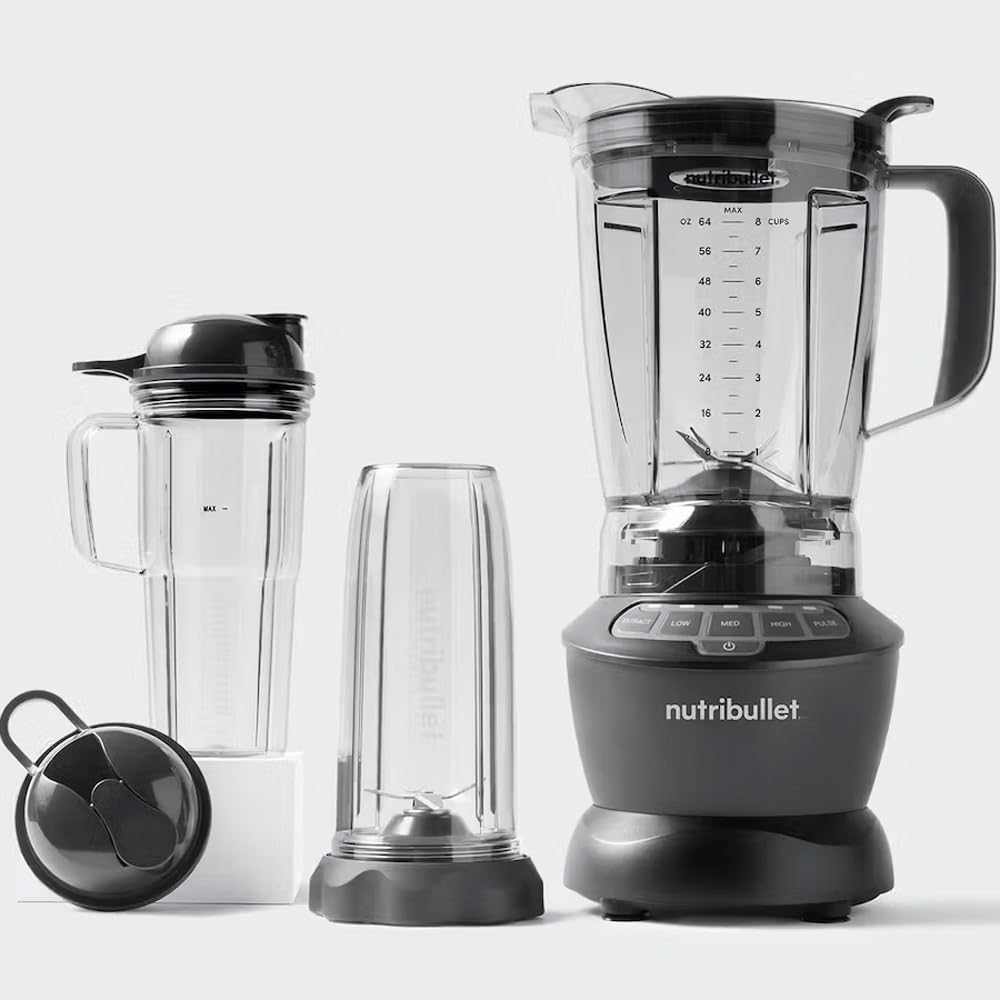 Licuadora Nutribullet 1200W Gris Oscuro 64oz Renovada