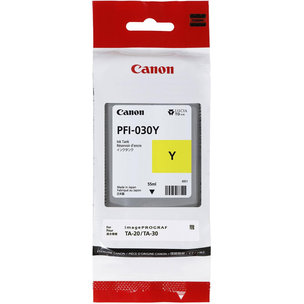 Tinta Canon Amarilla 55 ml imagePROGRAF TA-20 y TA-30