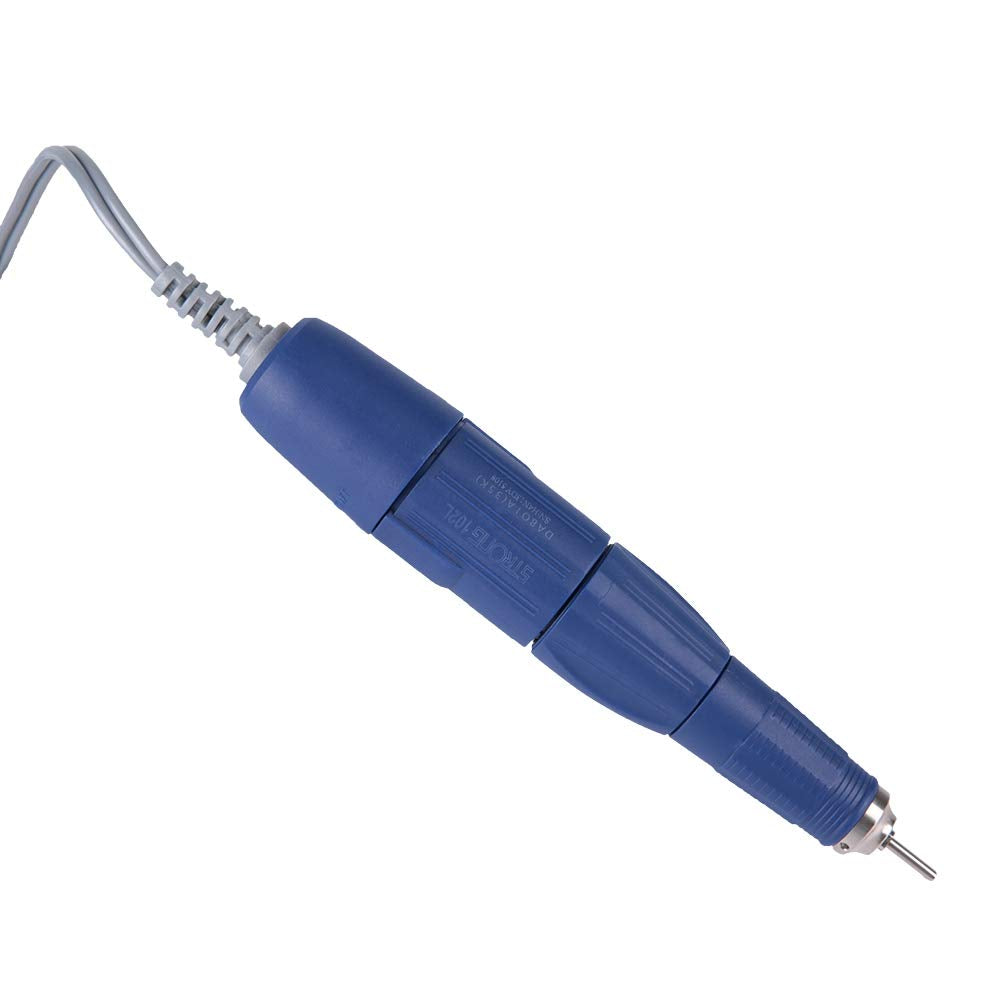 Mango para Taladro Eléctrico de Uñas Azul Mango 102L-2.35mm de Acero Inoxidable para Uso Profesional y Hogar