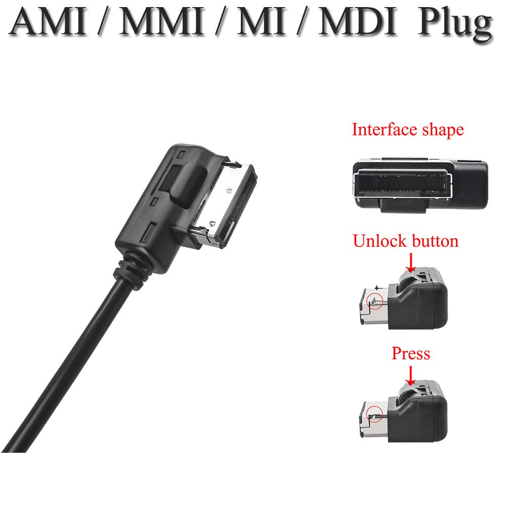Adaptador Bluetooth 5.0 Yoper para Audi VW Skoda AMI MMI Port