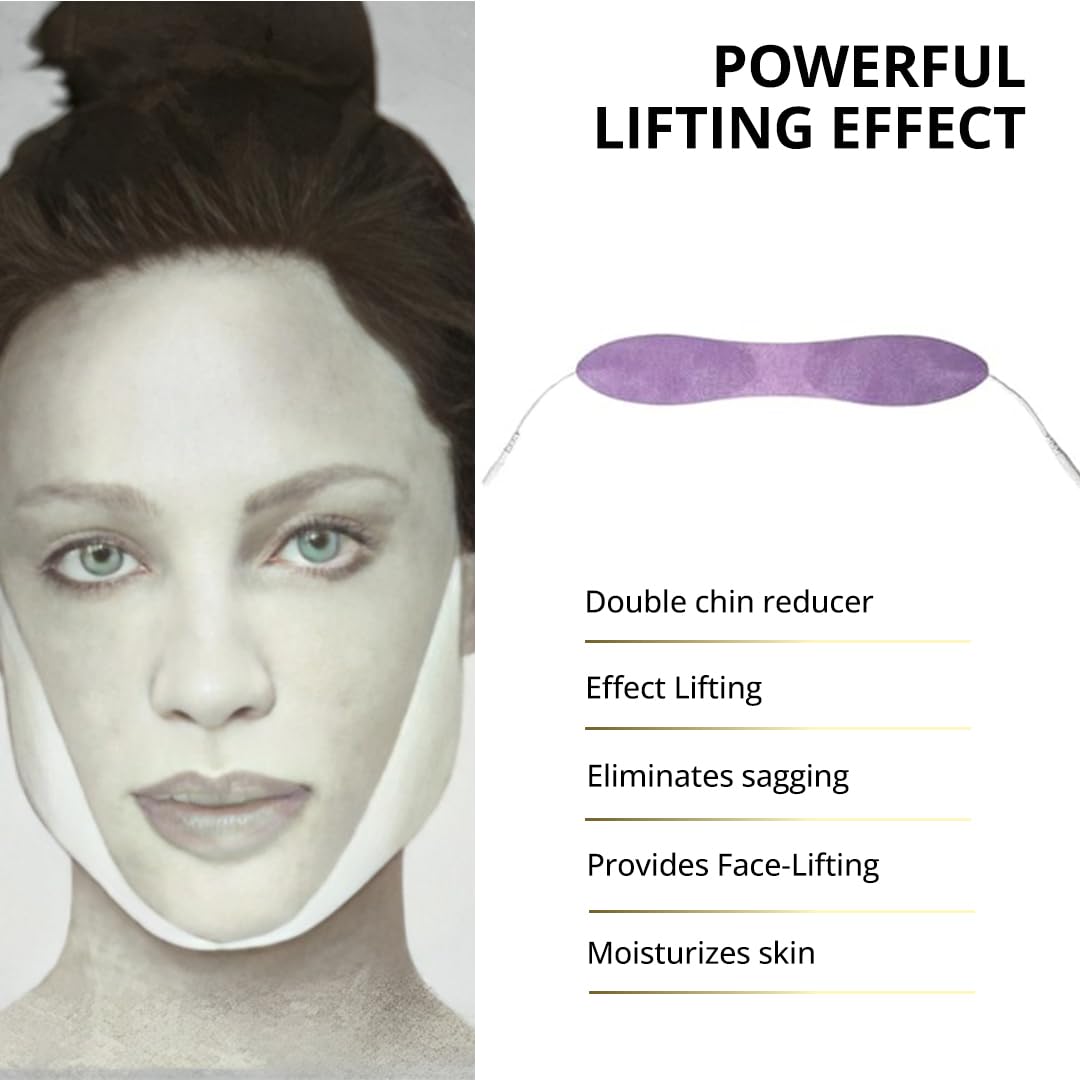 myolift™ Jowl Mask: Microcurrent Technology for Perfect Jawline| Reduces Aging & Wrinkles| Easy to use| Lasting & Visible Result| Flawless Skin| Reusable