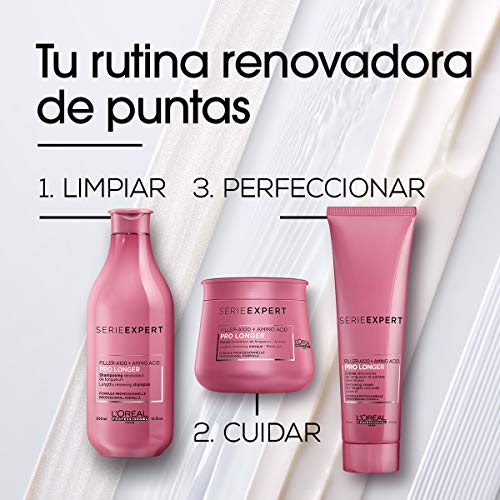 Mascarilla Tratamiento L'Oreal Professionnel Negro Engrosadora para un Cabello Más Largo y Saludable