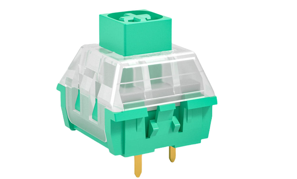 Switches Mecánicos para Teclados Kailh Box Glazed Green para Juegos