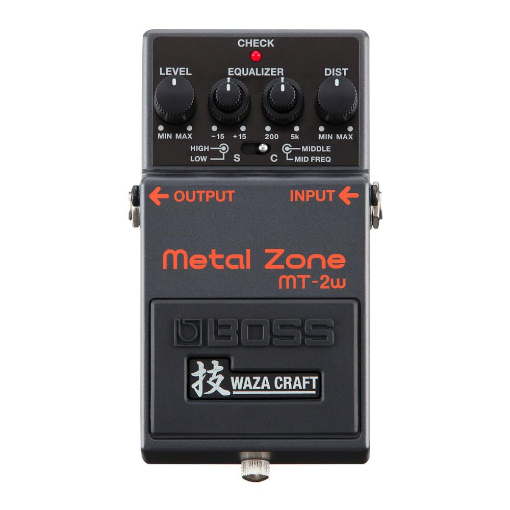 Pedal Compacto Boss Waza Metal Zone Mt-2w