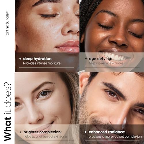 ArtNaturals Anti-Aging-Set with Vitamin-C Retinol and Hyaluronic-Acid - (3 x 1 oz) Serum for Anti Wrinkle and Dark Circle Remover ‰ÛÒ All Natural and Moisturizing