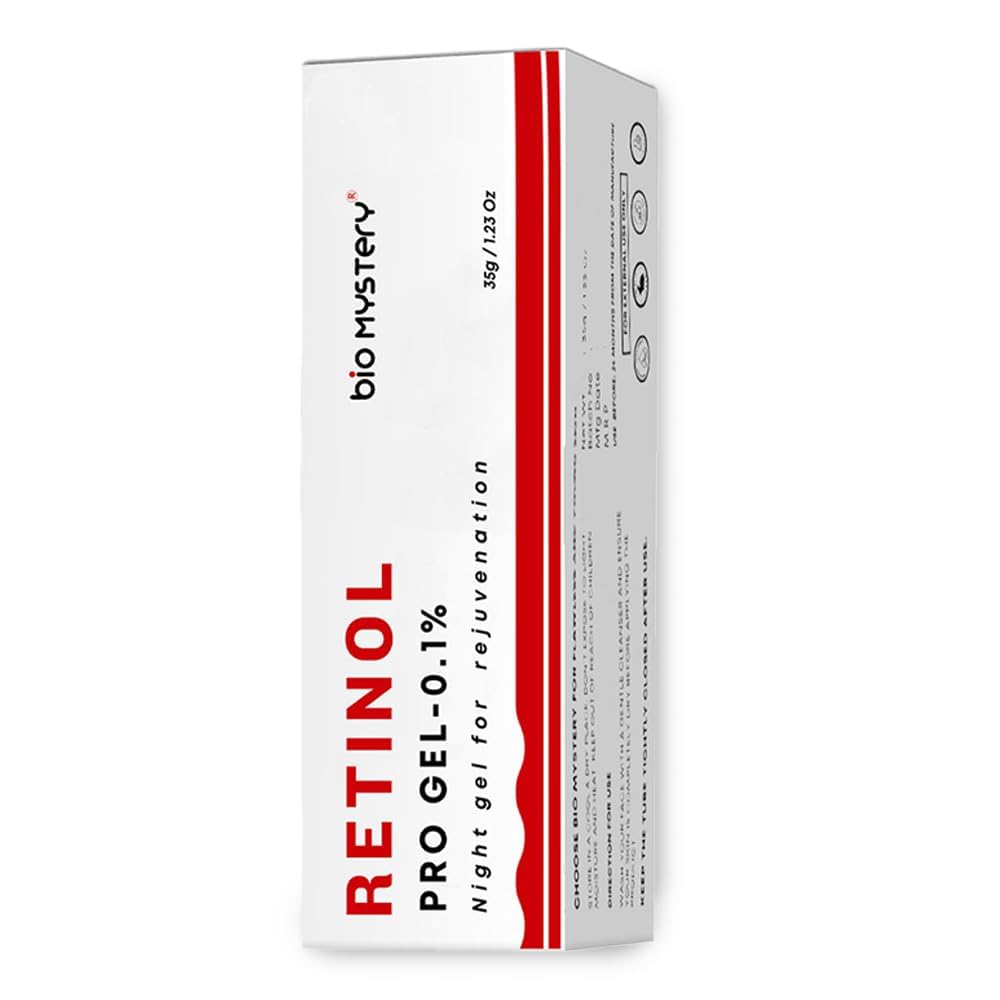 Retinol Gel 0.1 Vitamin A Repairs Fine Lines & Wrinkles, Scar Treatment, Age and Sun Spots, Anti-Aging Formula, 20 Grams (Retinol Gel 0.1)
