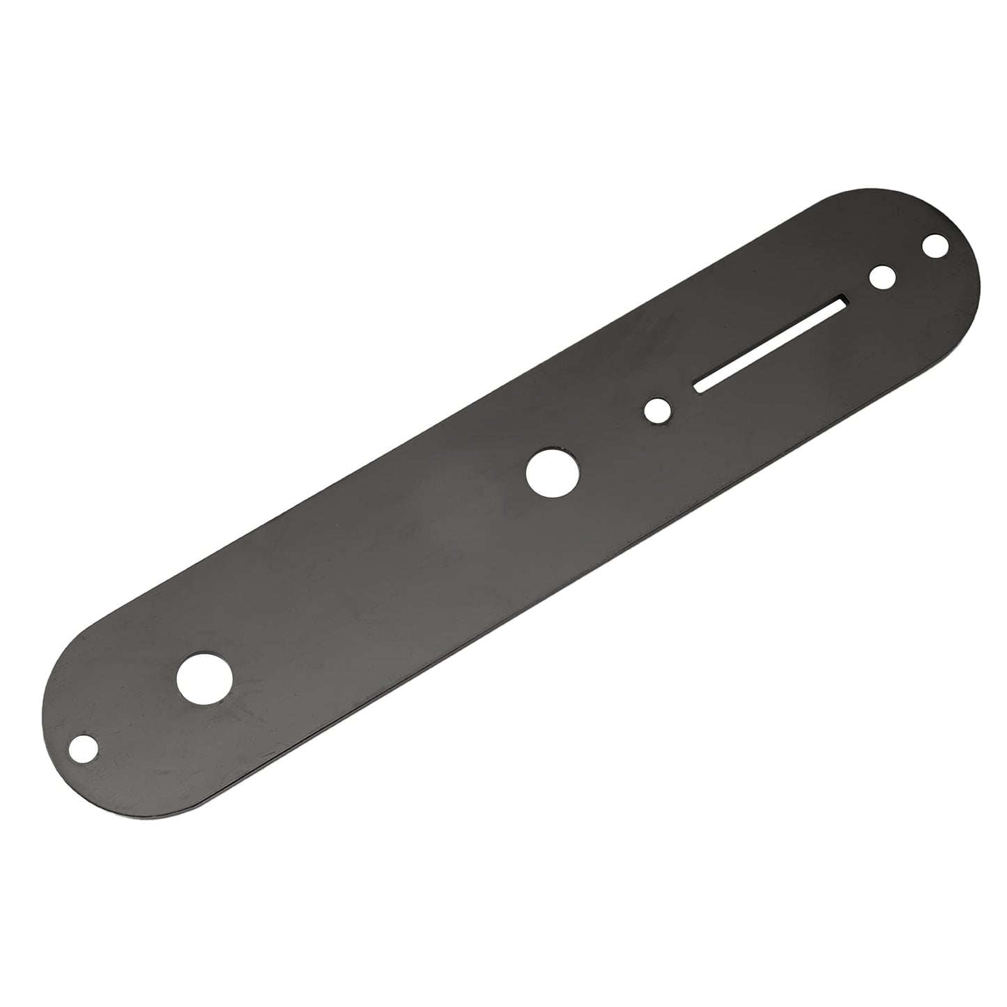 Musiclily 2 Agujeros Placa de Control para Guitarras Estilo Tele, Negro