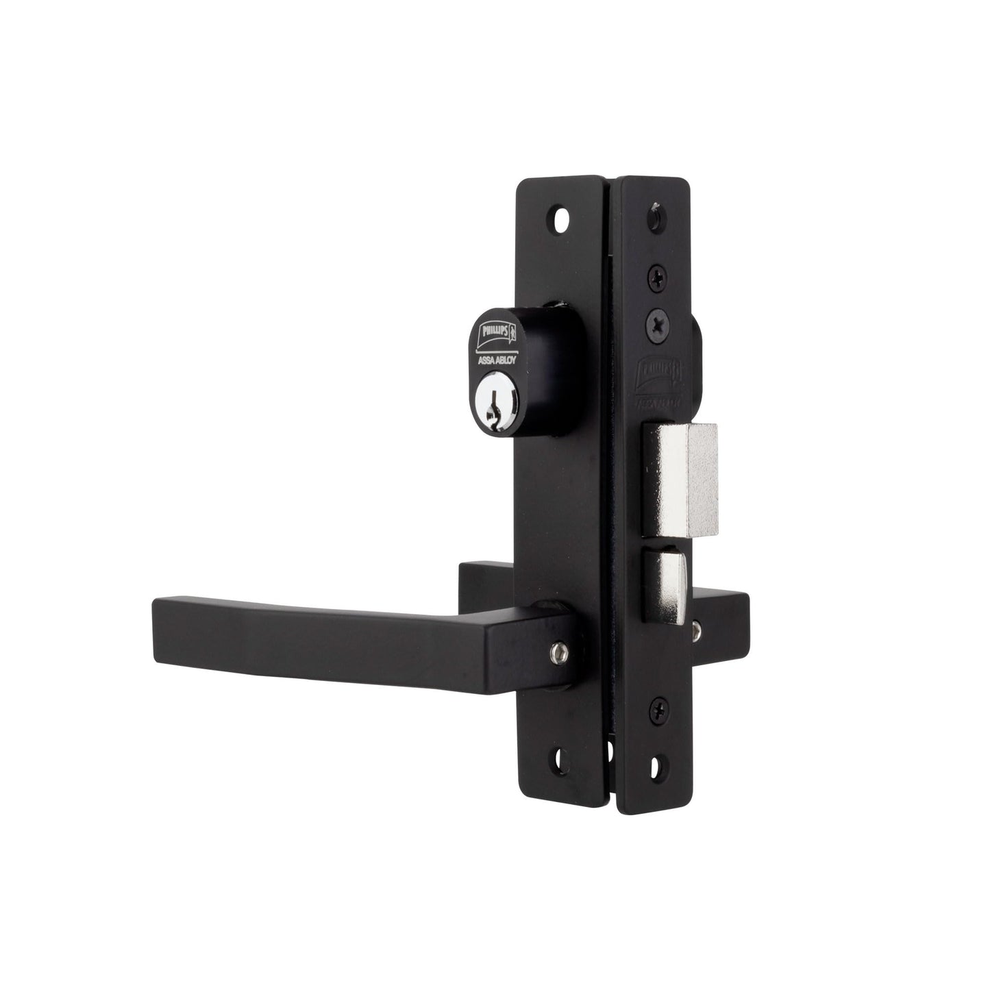 Cerradura Phillips Slim 550 Manija Cuadrada Aluminio