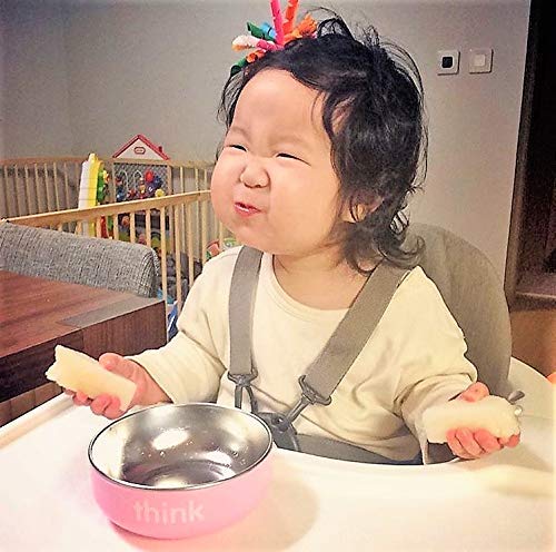 Juego de Alimentación thinkbaby Rosa Libre de BPA