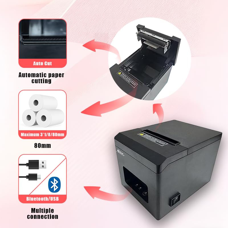 Tableta de Registro de Caja Móvil MRBOSS 10.1 Pulgadas con Soporte de Impresora para Pequeñas Empresas y Restaurantes
