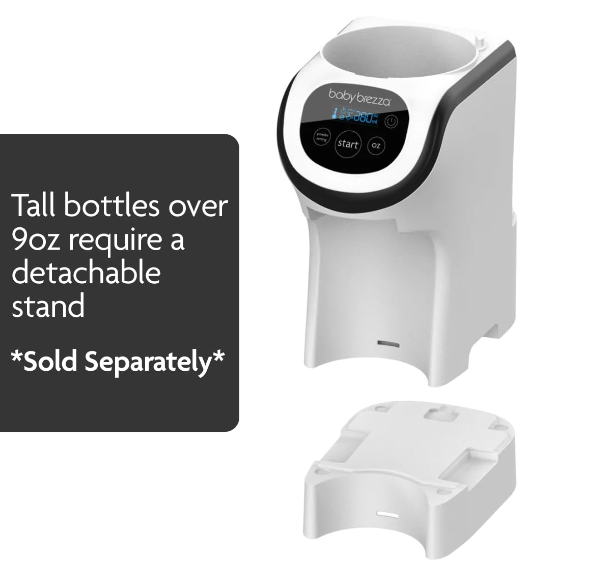 Baby Brezza Calentador instantáneo – Dispensa instantáneamente agua caliente a la temperatura perfecta del biberón – Sustituye a los calentadores tradicionales de biberones