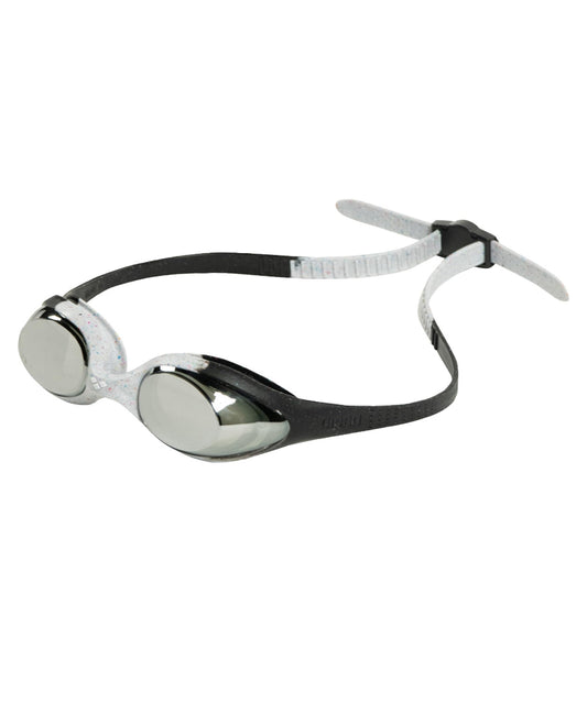 arena anteojos unisex con espejo de araña, color gris plateado y negro