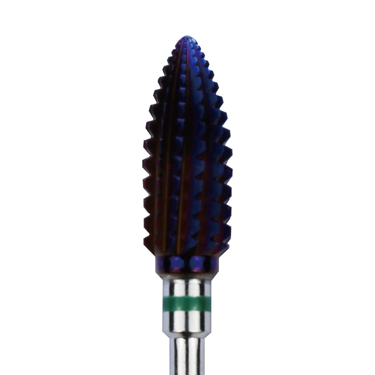 ianblues - Broca de uñas cónica, Tornado y Texas Tornado para máquina de manicura de uñas, revestimiento morado (Texas - grueso - C)