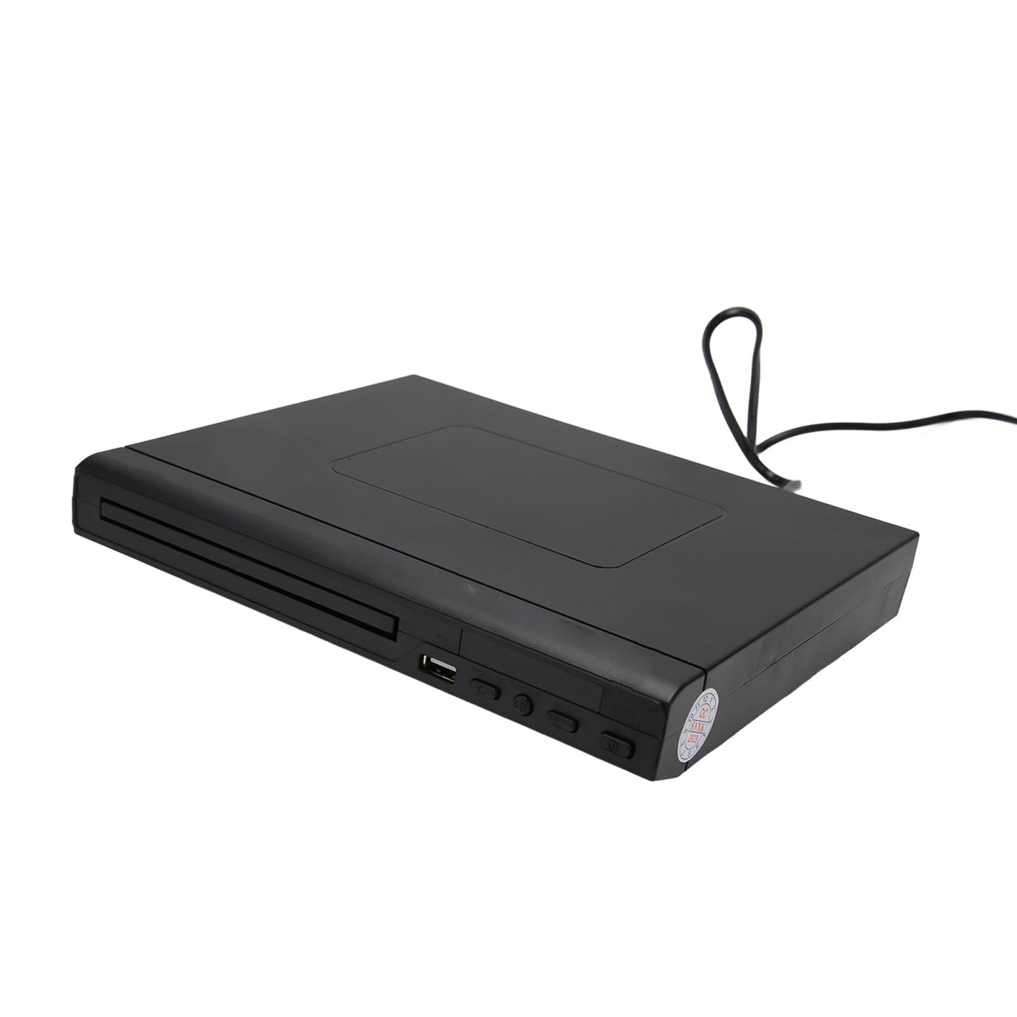 BAOK Reproductor de CD DVD, Interfaz USB 2.0 Plug and Play Mini Reproductor de DVD 110‑240V para el Hogar para TV (Enchufe de EE. UU.)