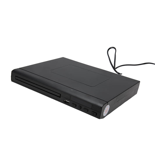 BAOK Reproductor de CD DVD, Interfaz USB 2.0 Plug and Play Mini Reproductor de DVD 110‑240V para el Hogar para TV (Enchufe de EE. UU.)