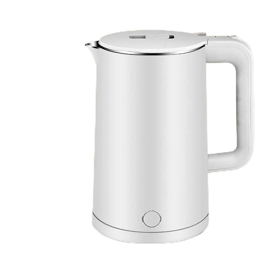 Hervidor De Agua Electrico, Hervidor Eléctrico Envuelto con Caño Incorporado de Doble Tetera Electrica Calentador De Agua Electrico Capa de Acero Inoxidable Grande de 2. 3L para Dormitorio