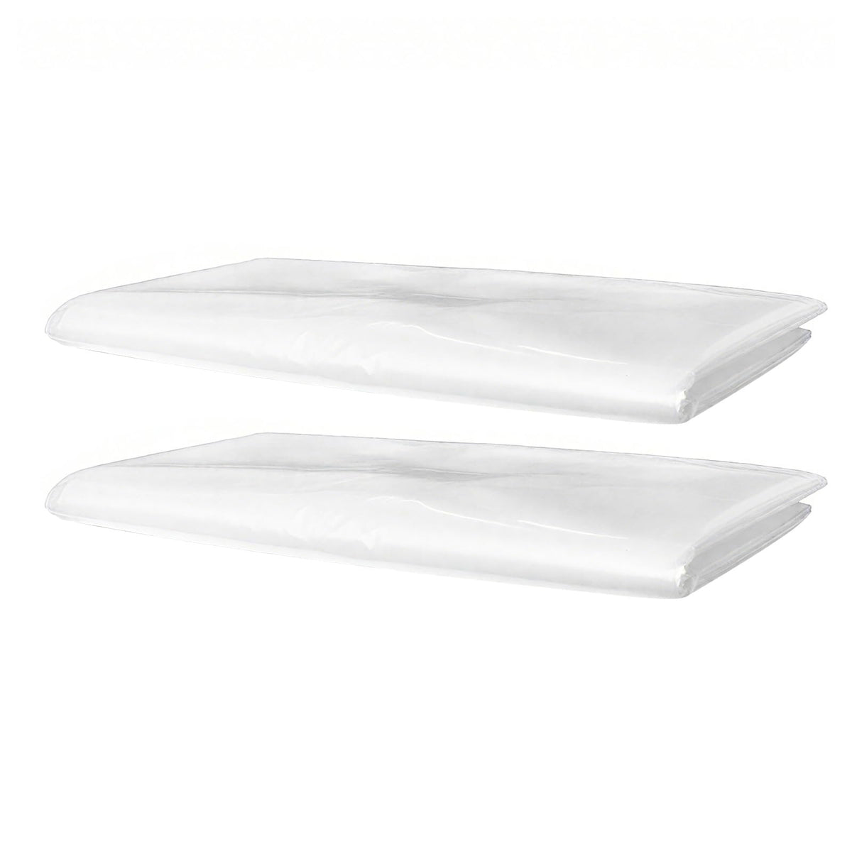Toyosport - 100 revestimientos para jaula de conejo, 95 x 70 cm, láminas de plástico desechables a prueba de fugas, para conejillos de indias, hámster y animales pequeños, transparentes