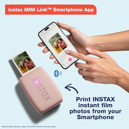 Fujifilm Instax Mini Link 3 - Impresora para Smartphone - Rosa