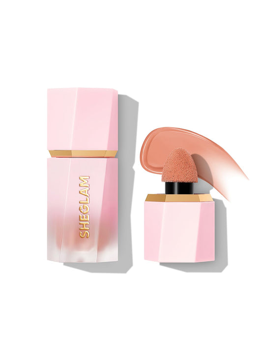 SHEGLAM Maquillaje colorete líquido Color Bloom para mejillas con acabado mate - Hush Hush