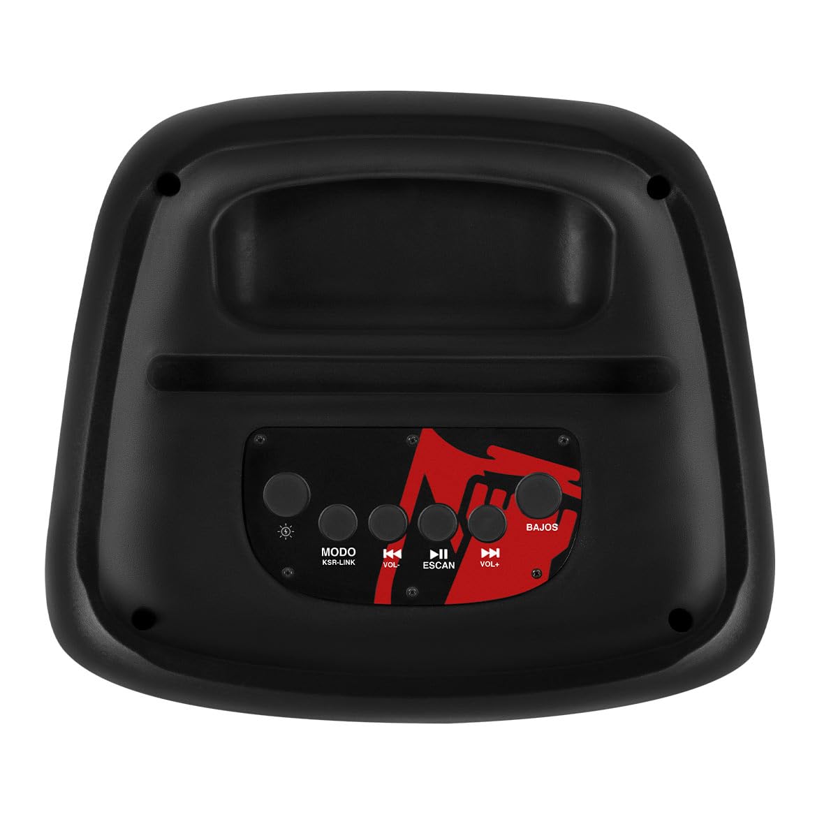 Bocina Bluetooth Kaiser Negra Portátil Recargable Light 20W RMS