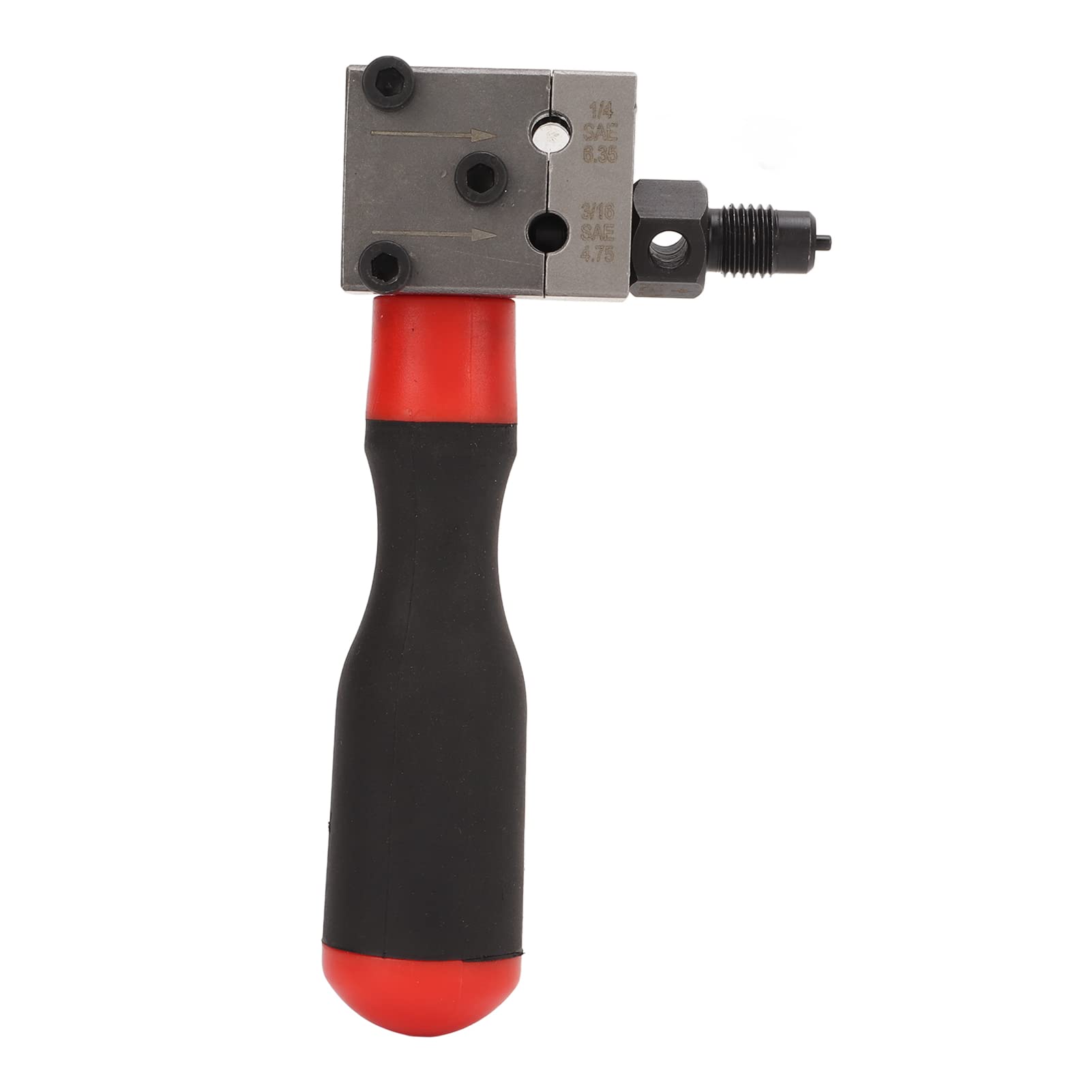Herramienta de abocardado simple y doble, herramienta de abocardado de línea de freno de 3/16 pulgadas y 1/4 pulgadas, herramienta de abocardado hidráulica de mano para reparación de automóviles