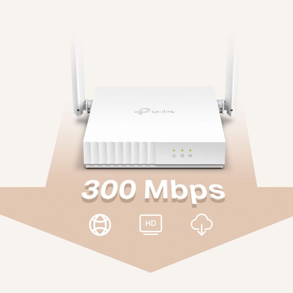 Router WiFi TP-Link TL-WR820N 2.4 GHz N 300Mbps Multimodo con 2 Antenas externas