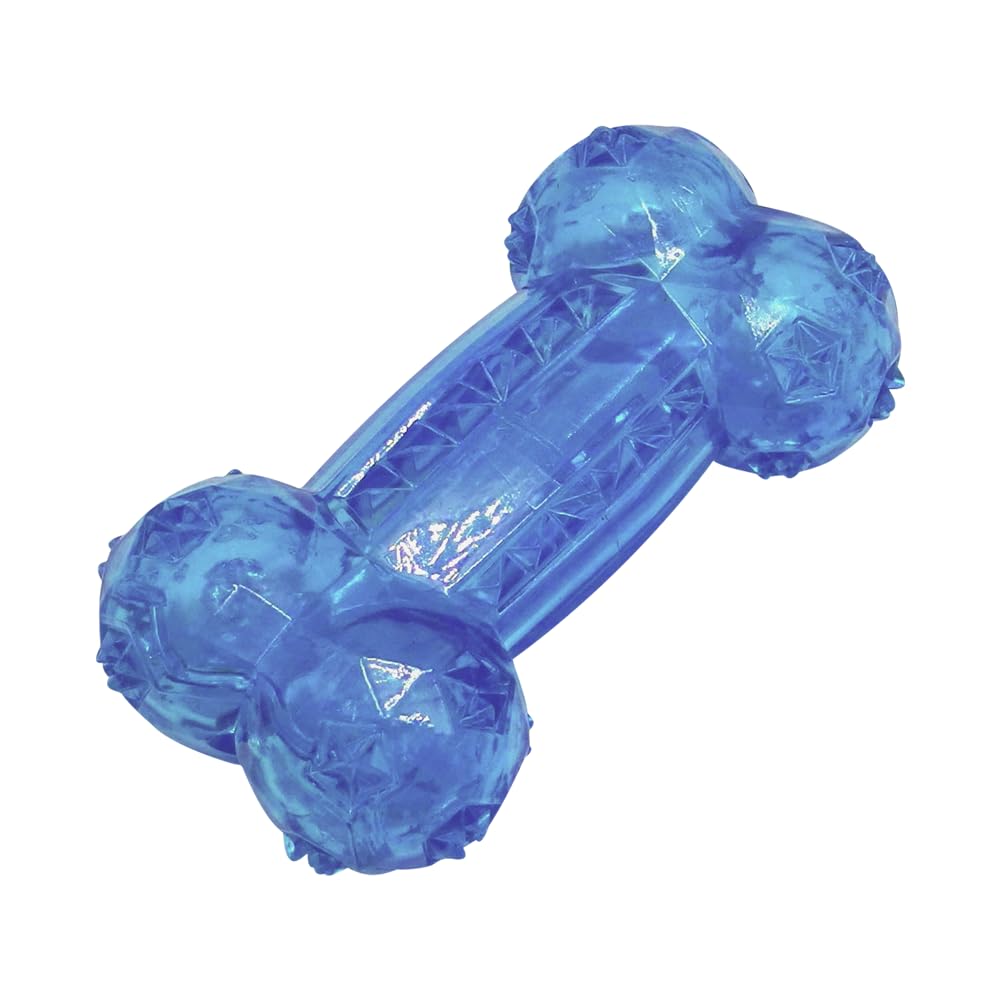 Juguete Prisma Fancy Pets Azul con Sonido Tamaño Grande para Perro
