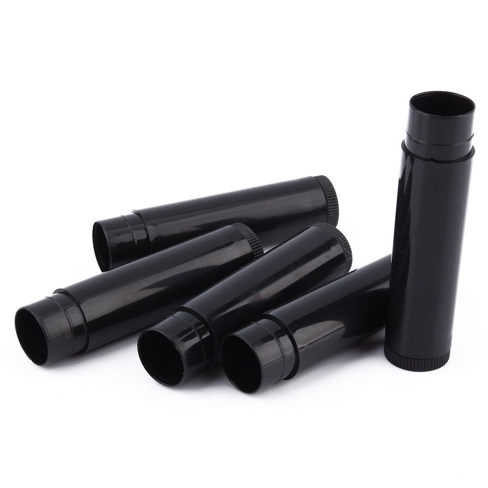 Bálsamo Labial Mini ZJchao Negro 100 Piezas Tubo de Viaje DIY