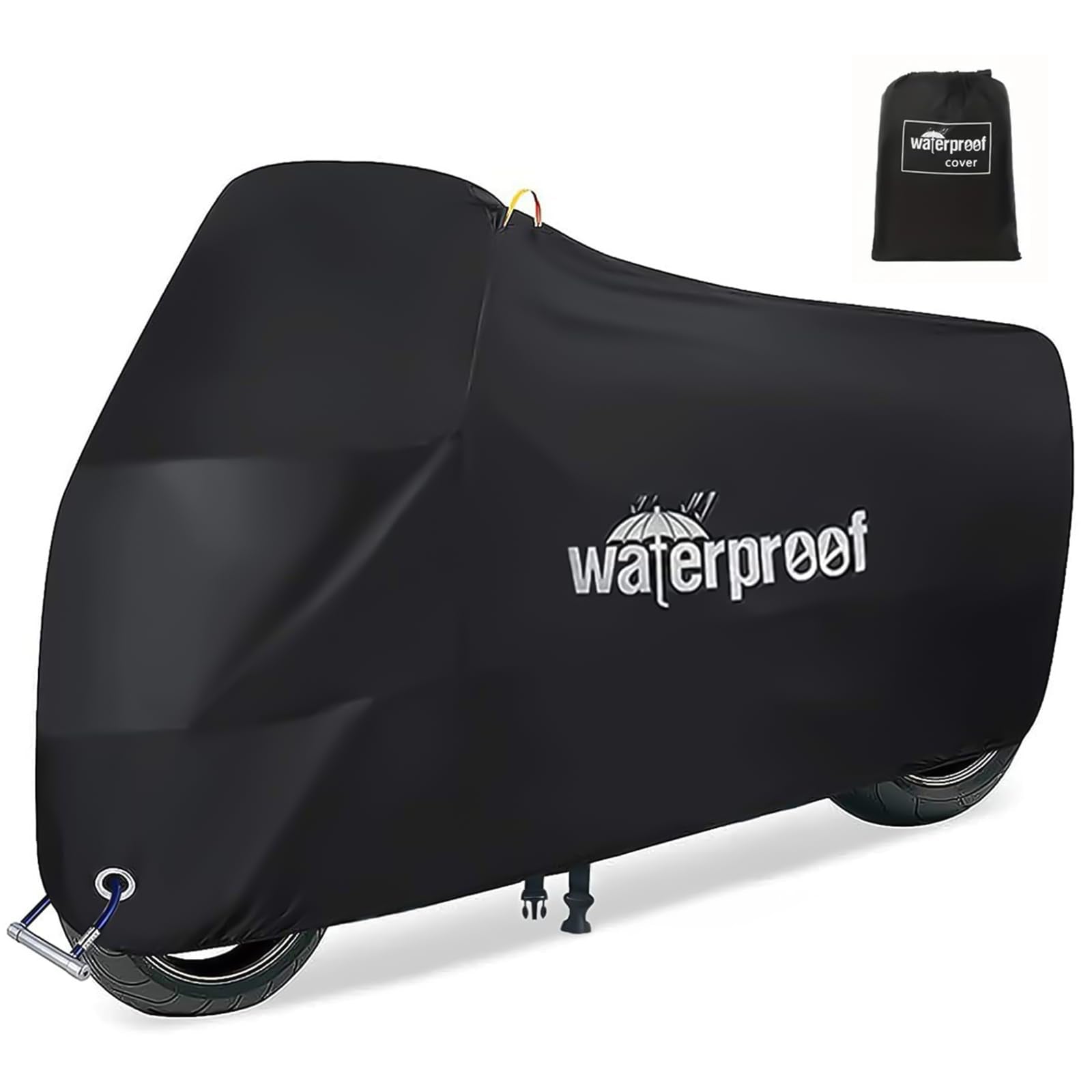 Lubardy - Funda para Moto Cubre para Motoneta Impermeable Cubierta para Motocicleta Impermeable Accesorios Protección contra el Polvo, Escombros