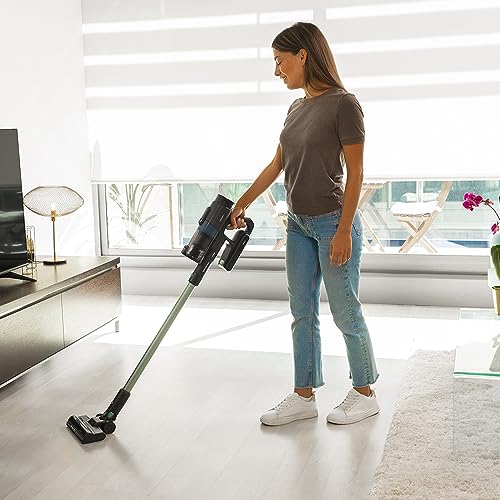 Cecotec Aspirador Escoba sin Cable Conga Rockstar 1500 Ray Jalisco. 215 W, 12 kPa, Autonomía 45 min, 3 en 1, Cepillo Jalisco, Accesorios, 2 Programas, Ciclón Paralelo, Depósito 500 ml