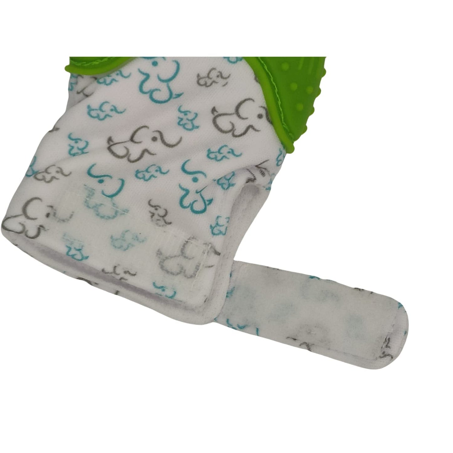 Guantes de Silicón PAPU BABY Azul Gris Dentición para Niño