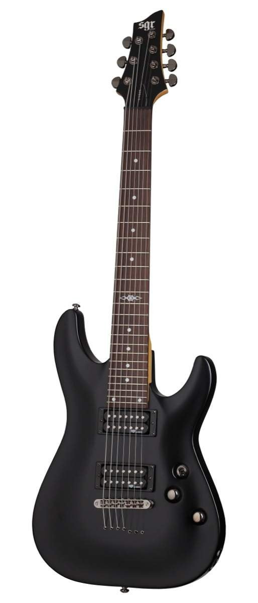 Sgr By Schecter ISSGRC7BLK Guitarra C-7, Negro Negro