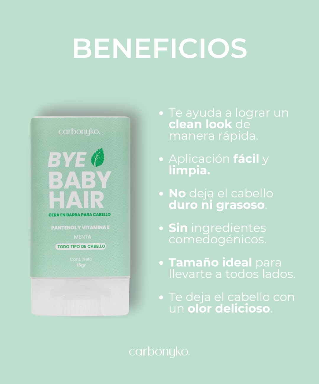 Bye Baby Hair (Menta)