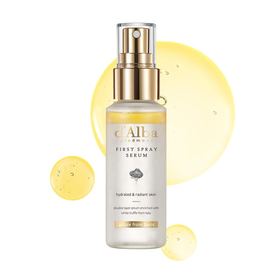 d'alba Piedmont Leopard Outdoor Products d'Alba Italian White Truffle First Spray Serum, Vegan Skincare, Hydrating Facial Mist with White Truffles, Glow Serum for Radiant Skin, All in One Care, 1.69 Fl Oz (50 ml)