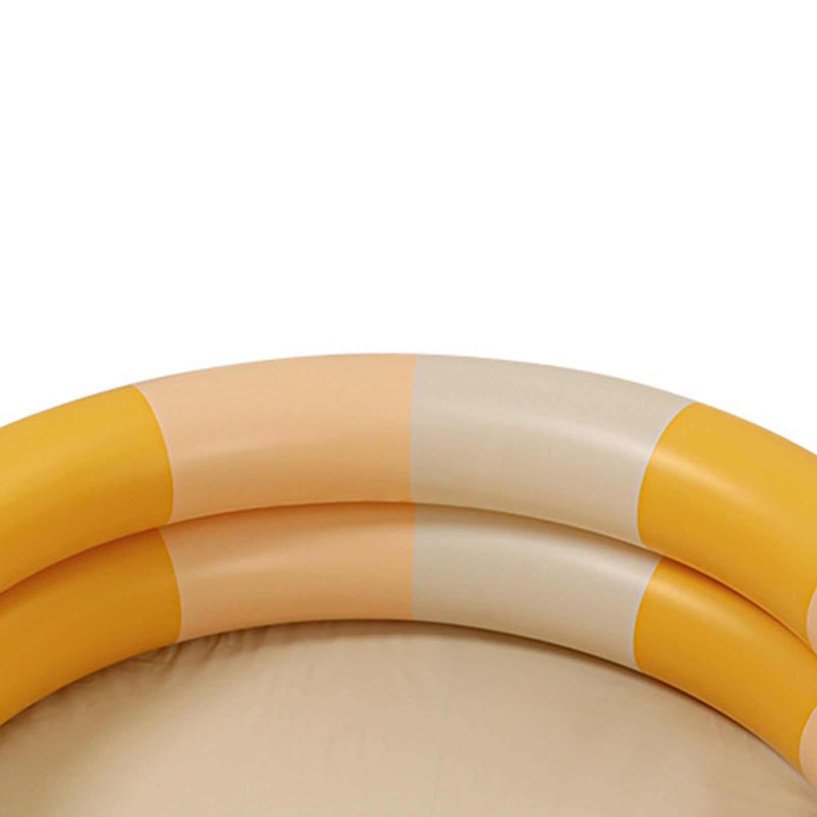 Piscina Inflable Familiar Retro Amarillo de Estilo Lindo para Interiores o Exteriores