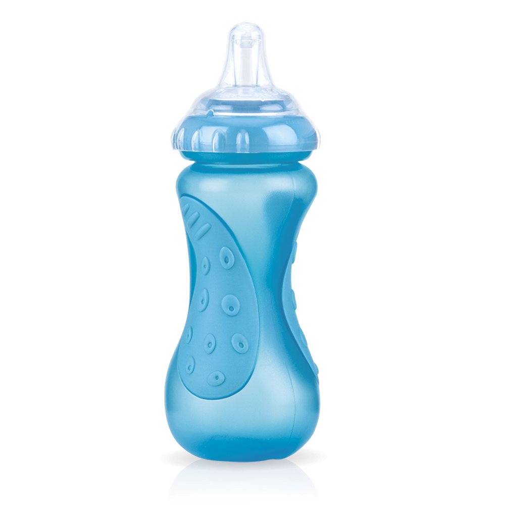 Botella Deportiva Nuby azul Antigoteo 10 oz